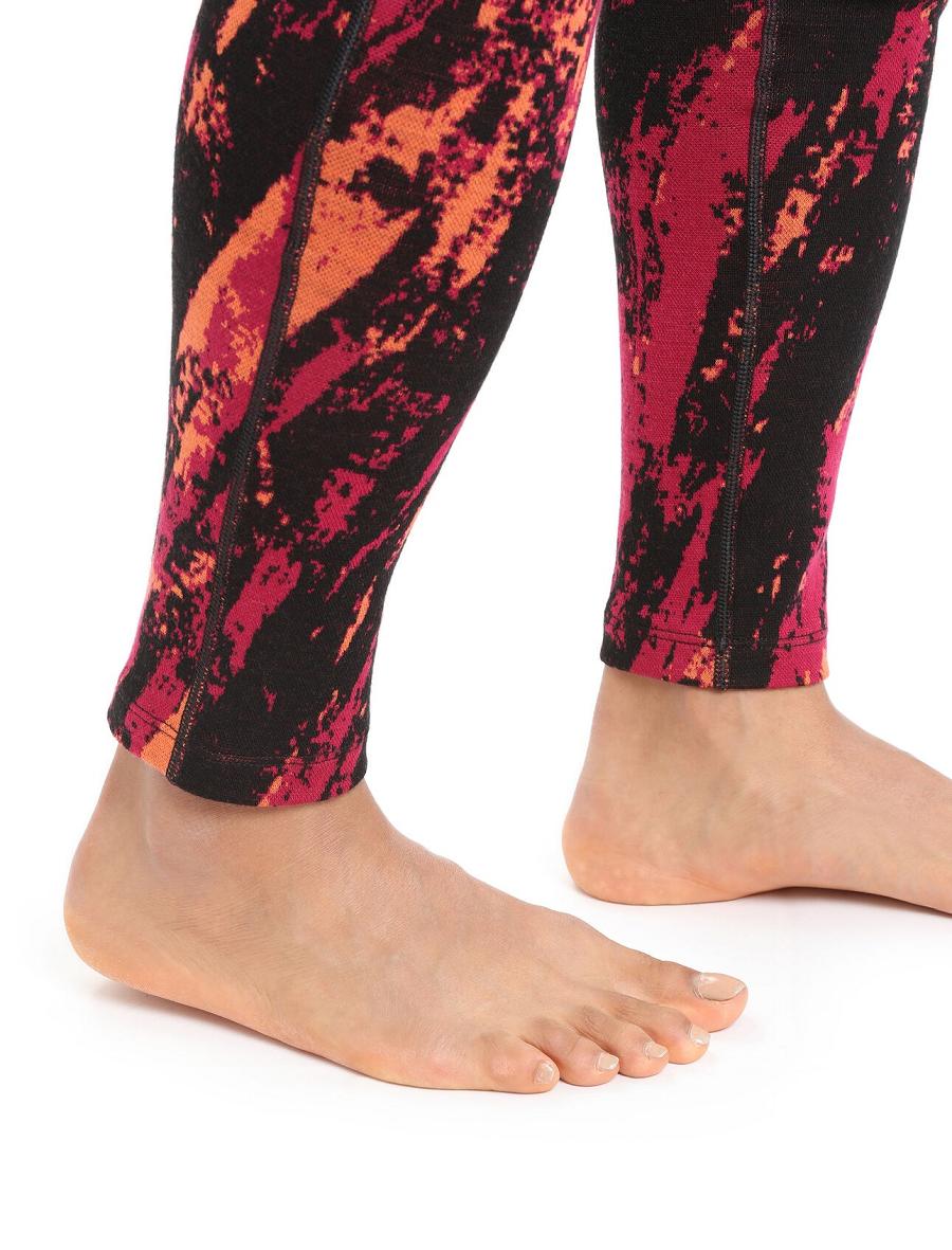 Base Layers Icebreaker Merino 250 Vertex Leggings Sedimentary Femme Rose | FR 1844XYUF